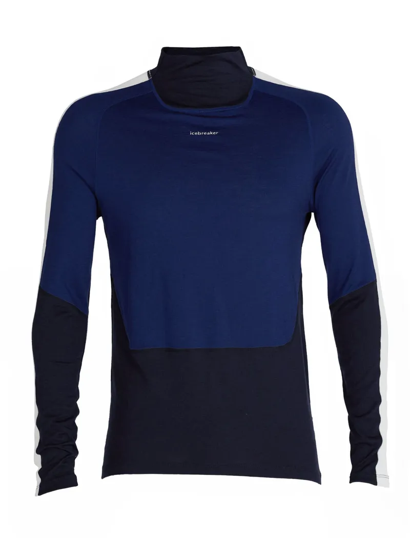Icebreaker Women's 200 Sonebula Long Sleeve High Neck Navy/Royal Navy
