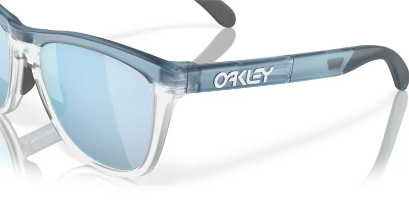 Oakley Frogskins Prizm Deep Water Polar Stonewash Clear-4