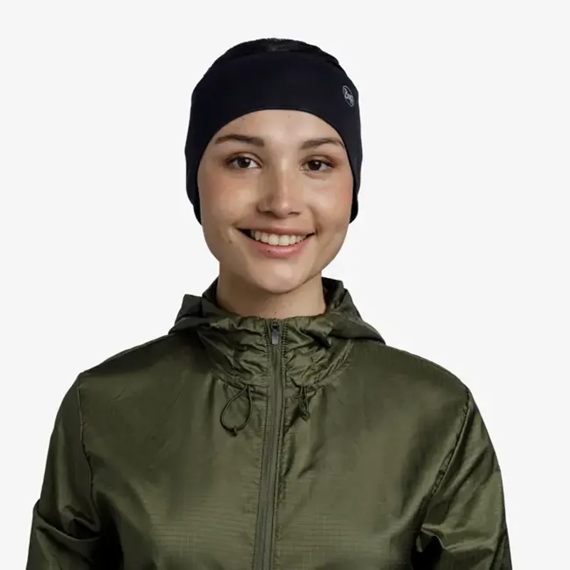 Buff Windproof Headband Black-1