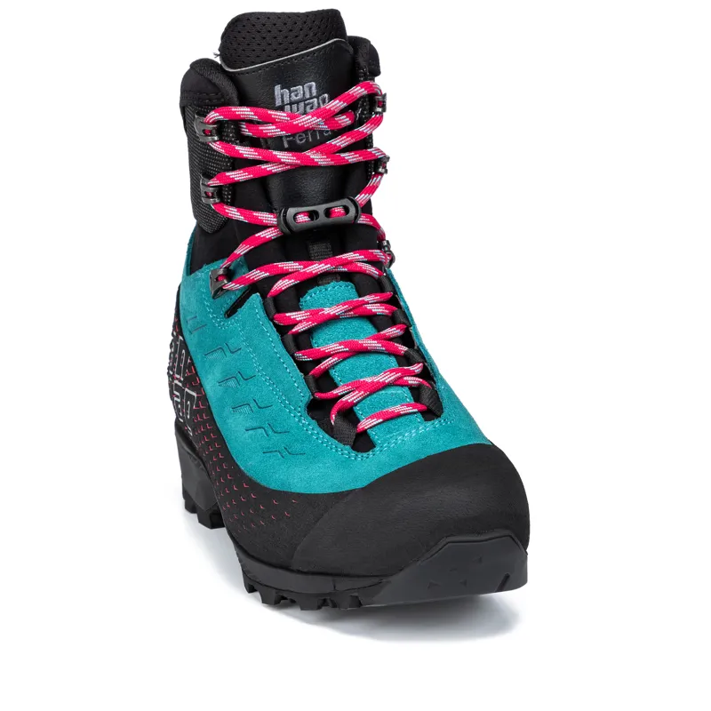 Hanwag Women's Ferrata Tour GTX Boots Icefall/Black-2
