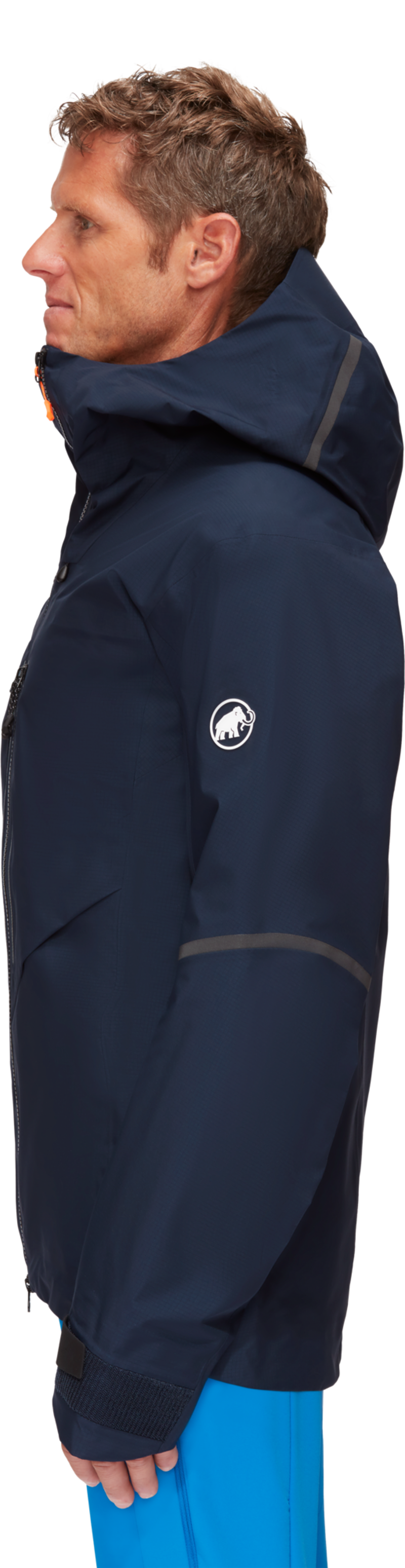 Mammut Mens Nordwand Advanced HS Hooded Jacket Night Blue-2