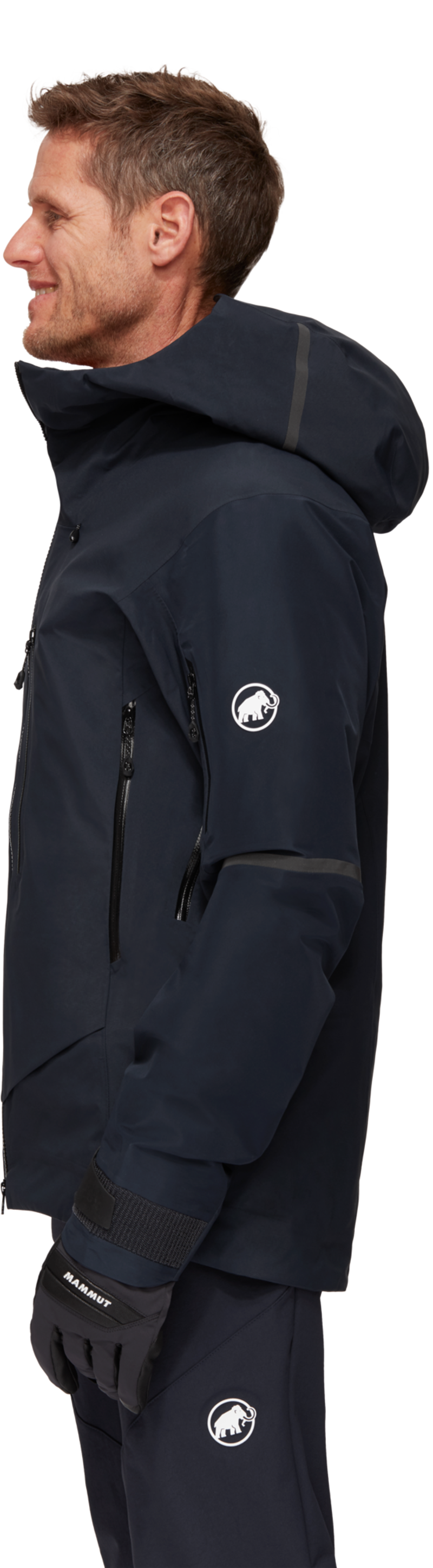 Mammut Mens Nordwand Pro HS Hooded Jacket Night Blue-3