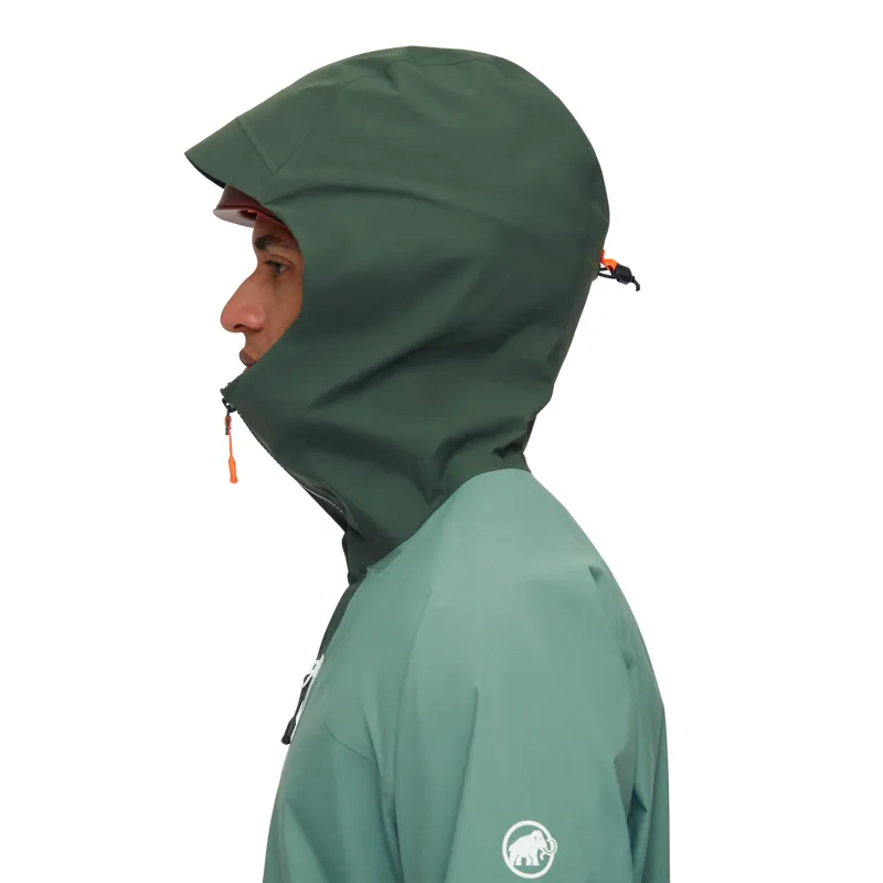 Mammut Mens Taiss HS Hooded Jacket Dark Jade/Woods-3