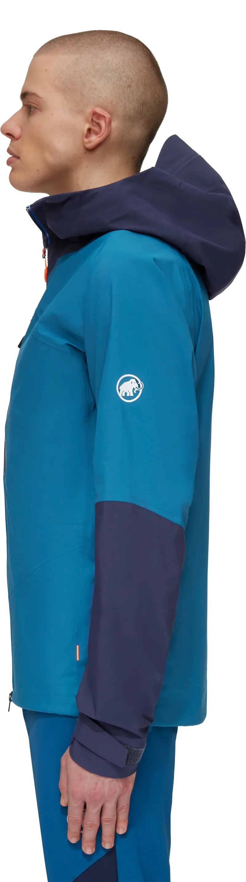 Mammut Mens Taiss HS Hooded Jacket Deep Ice/Marine-6