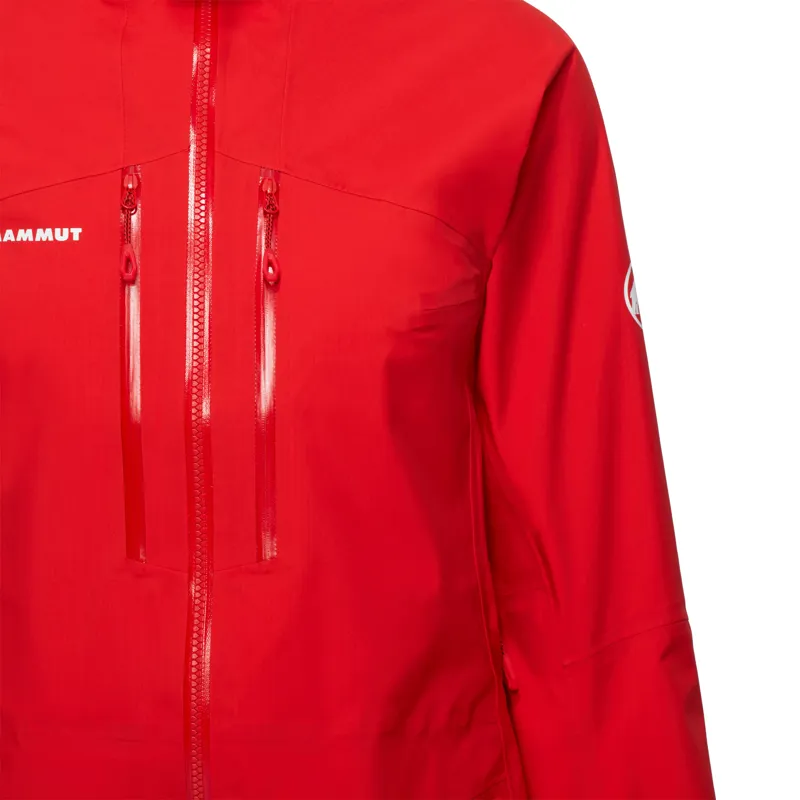 Mammut Womens Taiss HS Hooded Jacket Mammut Red-6