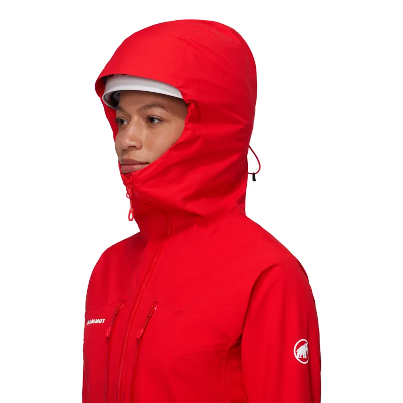 Mammut Womens Taiss HS Hooded Jacket Mammut Red-4