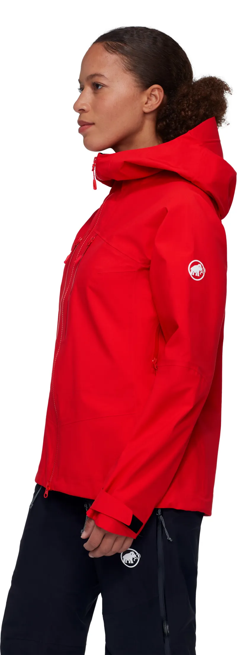 Mammut Womens Taiss HS Hooded Jacket Mammut Red-3