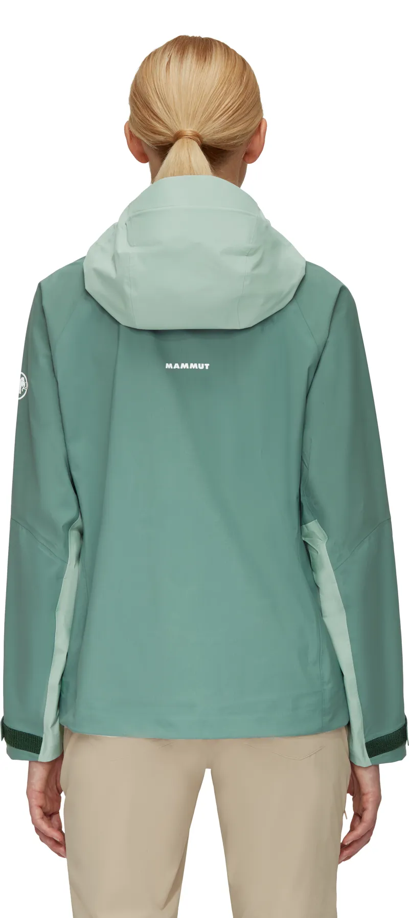 Mammut Womens Taiss HS Hooded Jacket Dark Jade-3