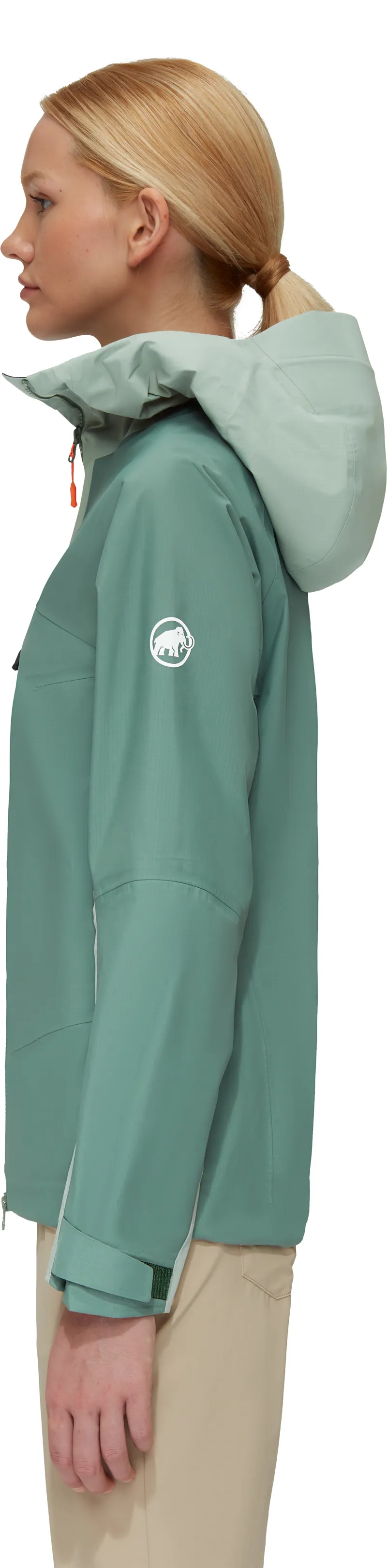 Mammut Womens Taiss HS Hooded Jacket Dark Jade-2