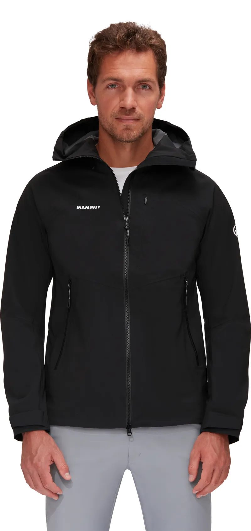 Mammut Mens Alto Guide HS Hooded Jacket Black-2