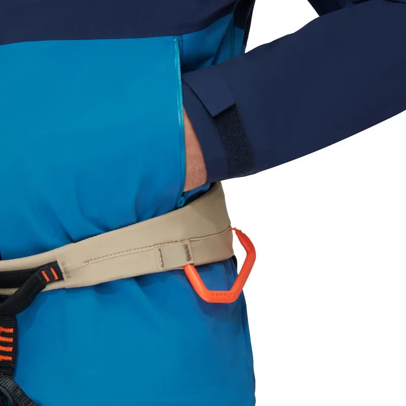 Mammut Mens Alto Guide HS Hooded Jacket Deep Ice/Marine-3