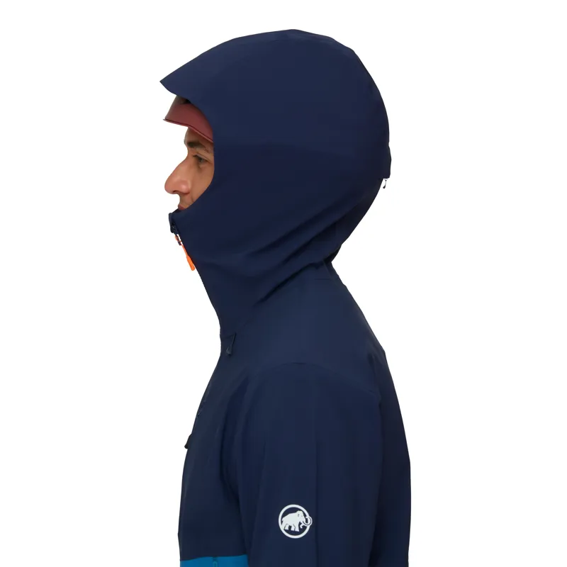 Mammut Mens Alto Guide HS Hooded Jacket Deep Ice/Marine-4