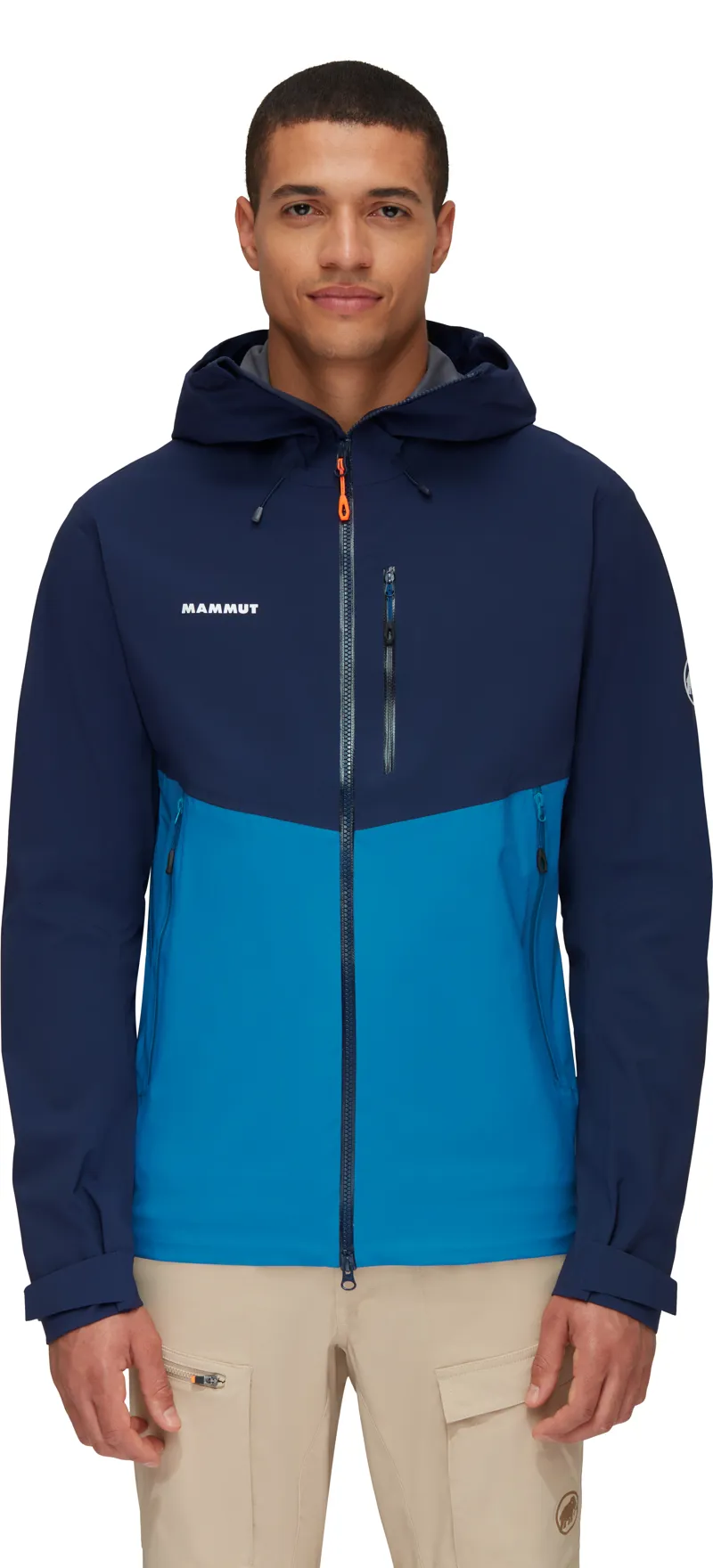 Mammut Mens Alto Guide HS Hooded Jacket Deep Ice/Marine-7