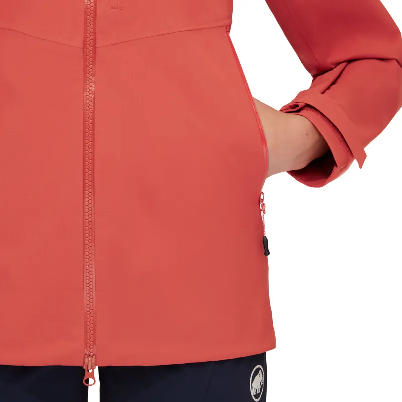 Mammut Womens Alto Guide HS Hooded Jacket Terracotta-5