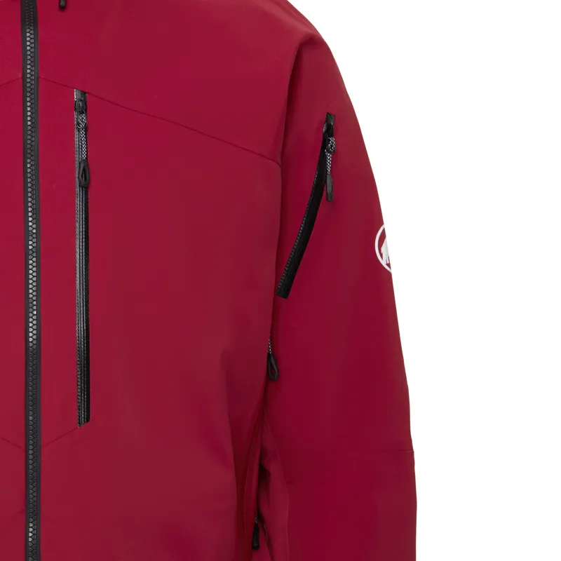 Mammut Men's Taiss Pro HS Hooded Jacket Blood Red-8