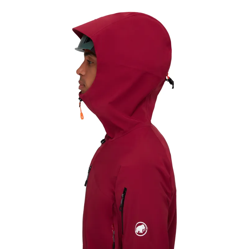 Mammut Men's Taiss Pro HS Hooded Jacket Blood Red-7