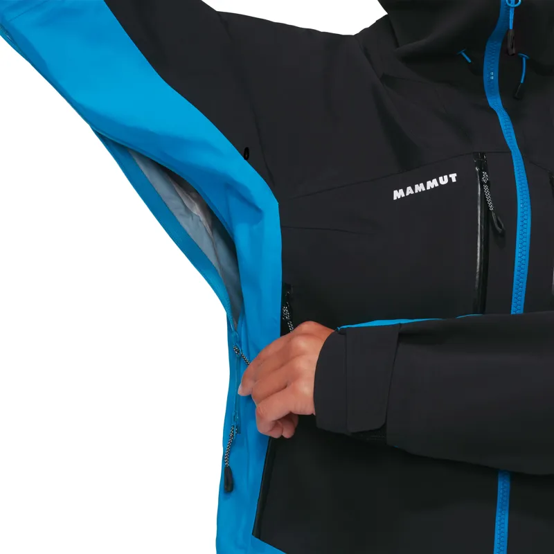 Mammut Women's Taiss Pro HS Hooded Jacket Glacier Blue/Black-8