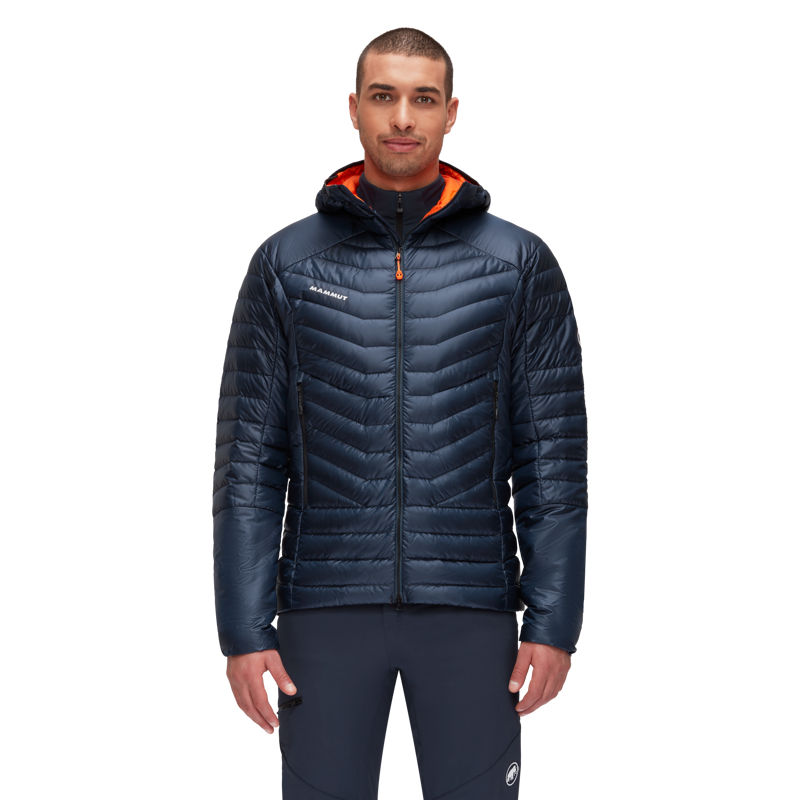 Mammut Mens Eigerjoch Advanced IN Hooded Jacket Night Blue-1