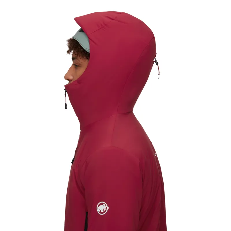 Mammut Men's Rime IN Flex Hooded Jacket Blood Red-4