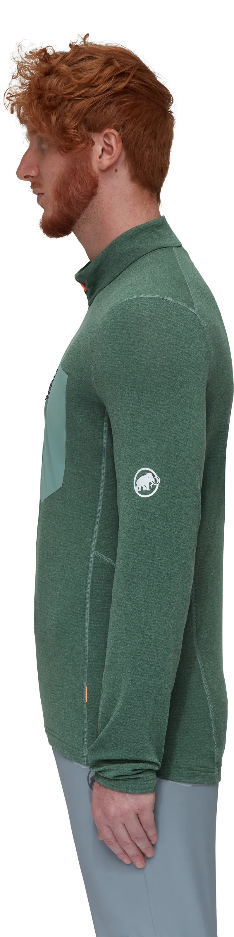 Mammut Mens Aenergy Light ML Half Zip Dark Jade-3