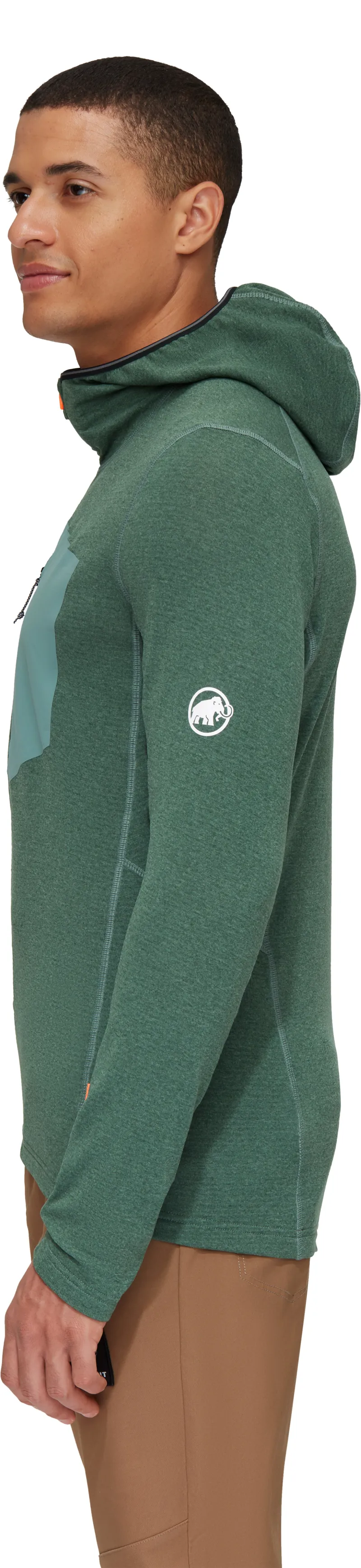 Mammut Mens Aenergy Light ML Hooded Jacket Dark Jade