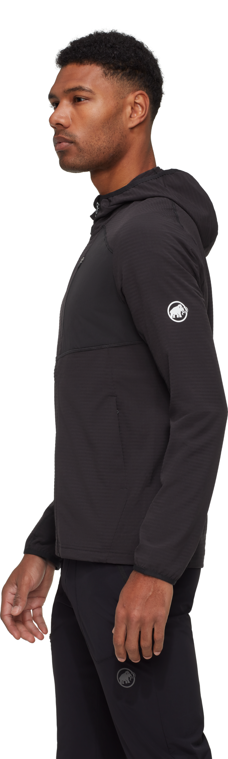 Mammut Men's Madris Light ML Hooded Jacket Black-2