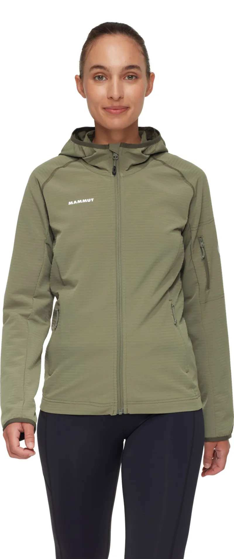 Mammut Women's Madris Light ML Hooded Jacket Marsh-1