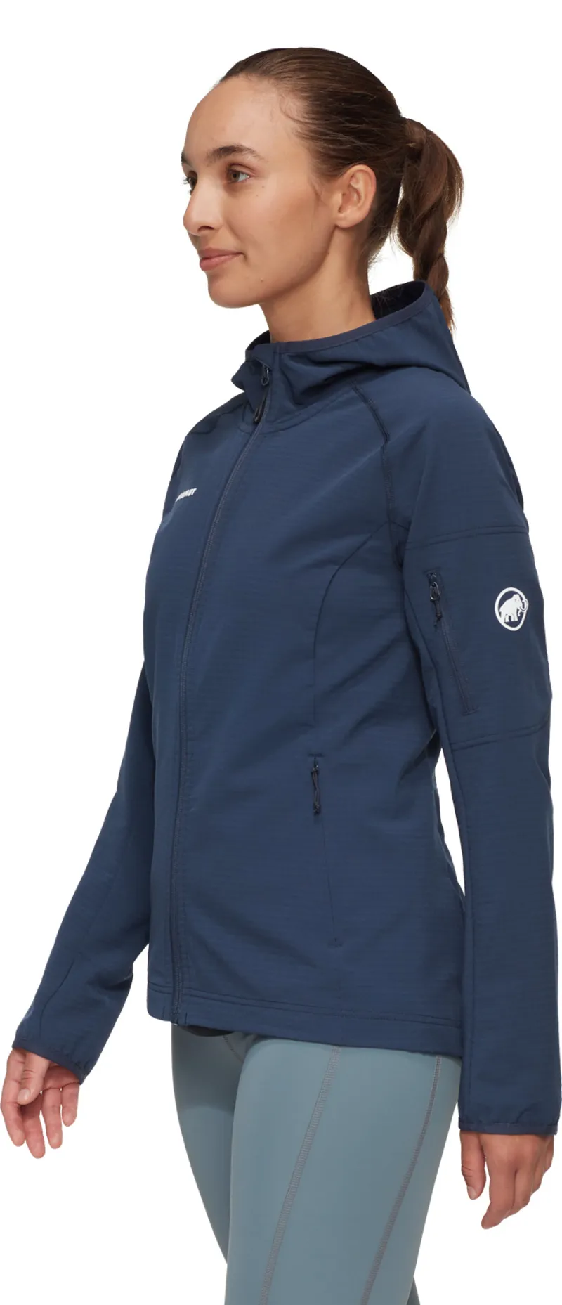 Mammut Women's Madris Light ML Hooded Jacket Marine-3