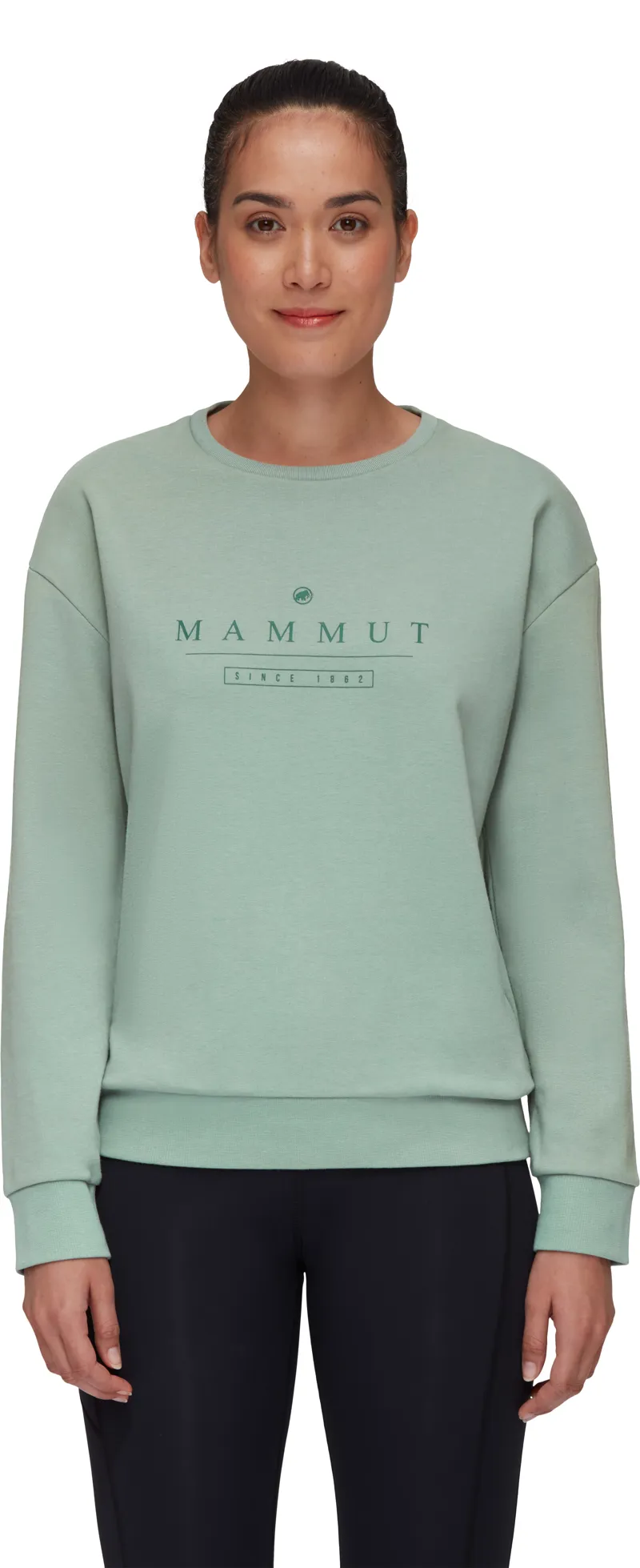 Mammut Womens Core ML Crew Logo Jade-1
