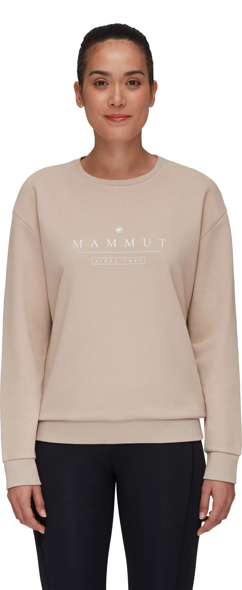 Mammut Womens Core ML Crew Logo Savannah-1