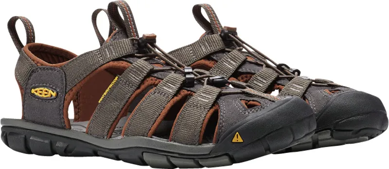 Keen Mens Clearwater CNX Sandals Raven-1