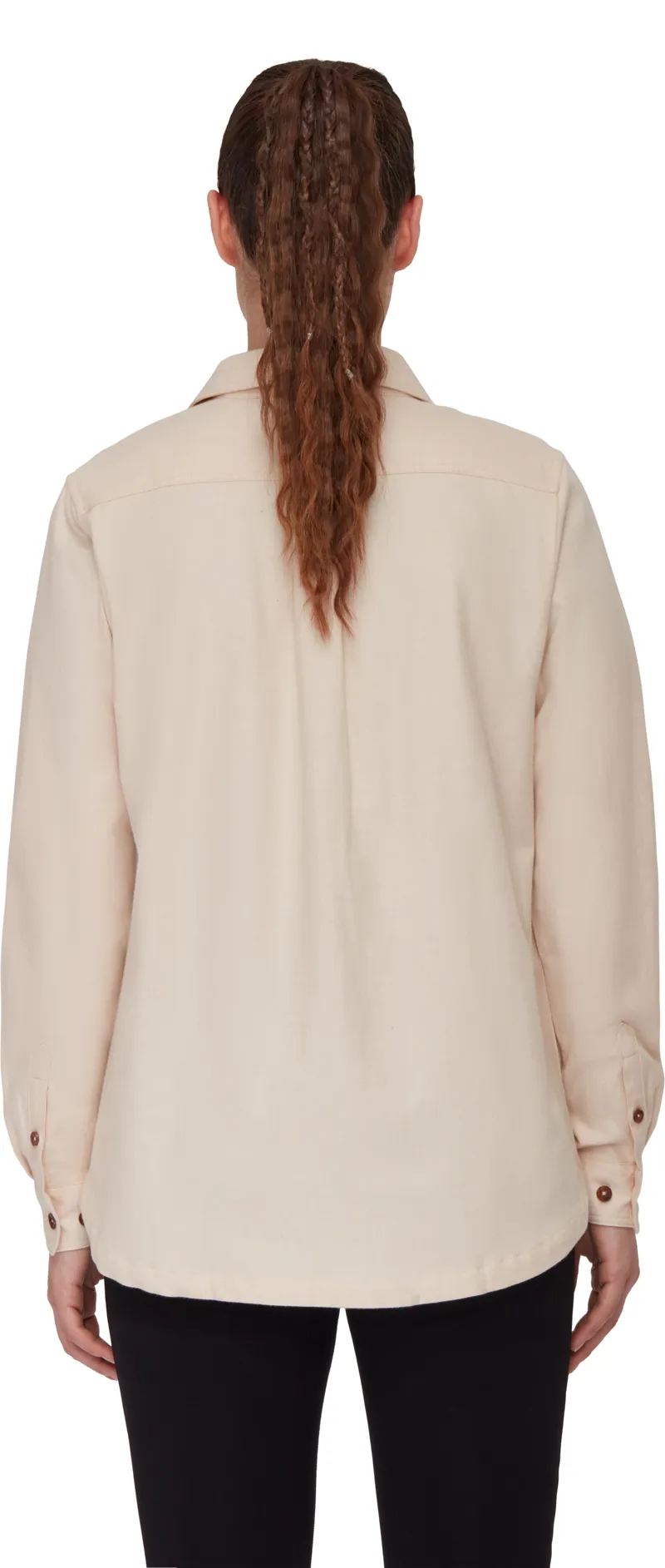Mammut Women's Tamaro Undyed LS Shirt Light Brown-4