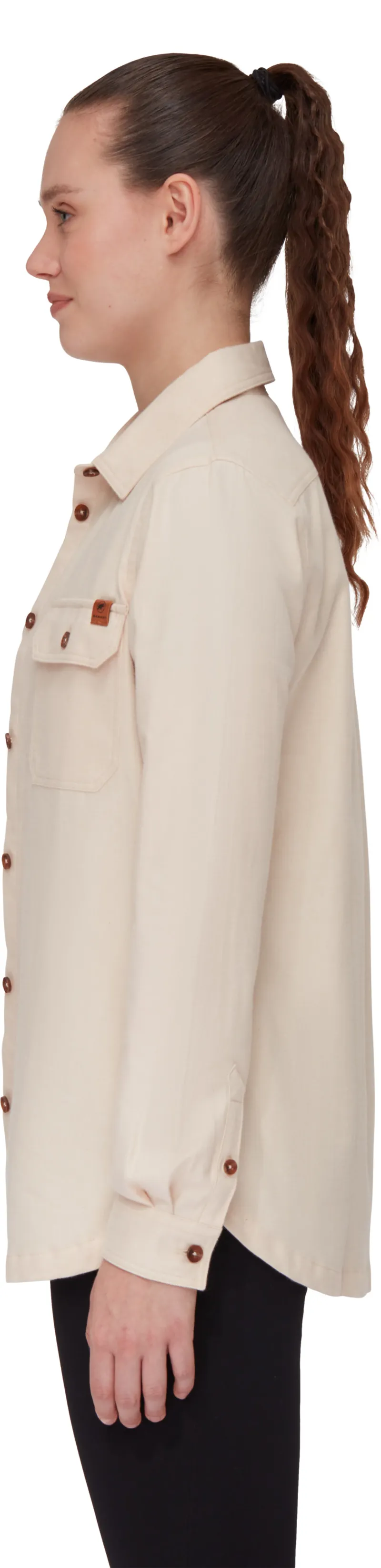 Mammut Women's Tamaro Undyed LS Shirt Light Brown-3