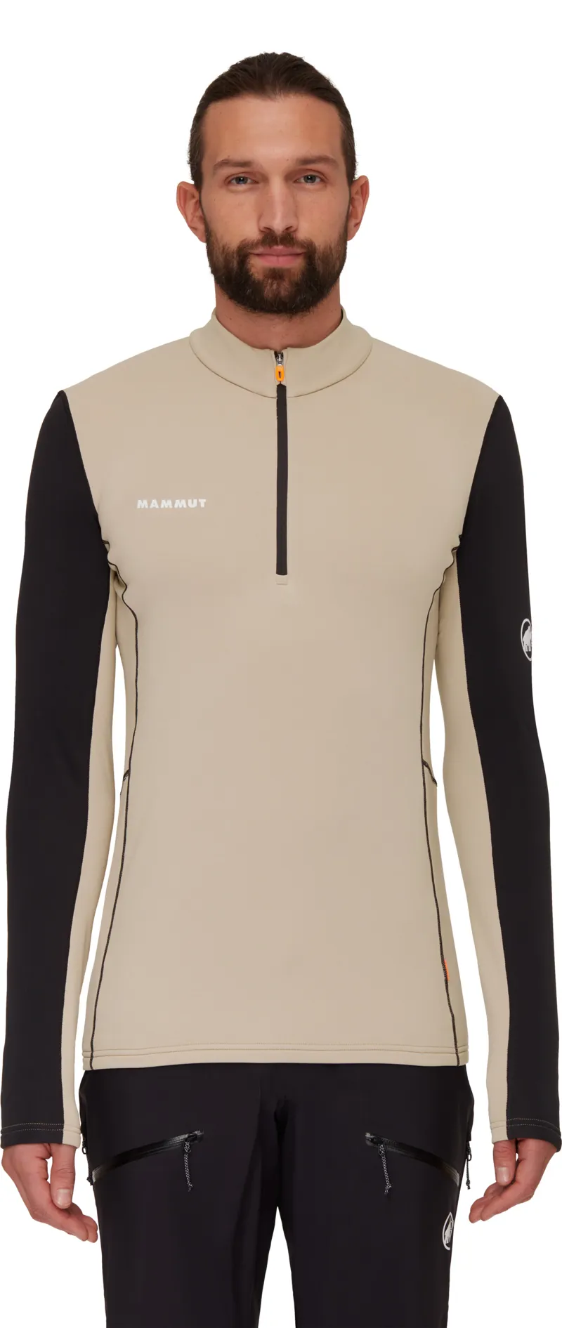 Mammut Mens Aenergy ML Half Zip Pullover Savannah-1