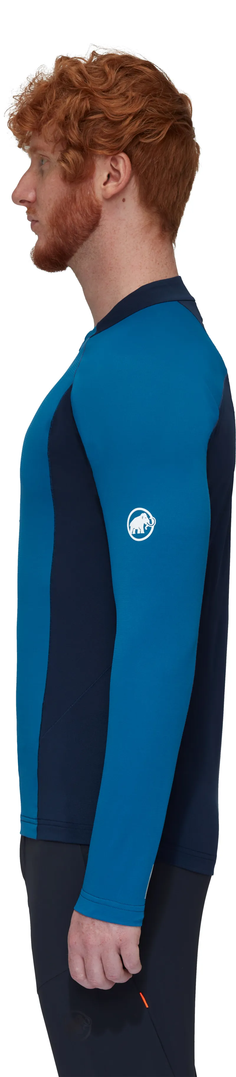 Mammut Mens Aenergy FL Half Zip Long Sleeve Deep Ice-3