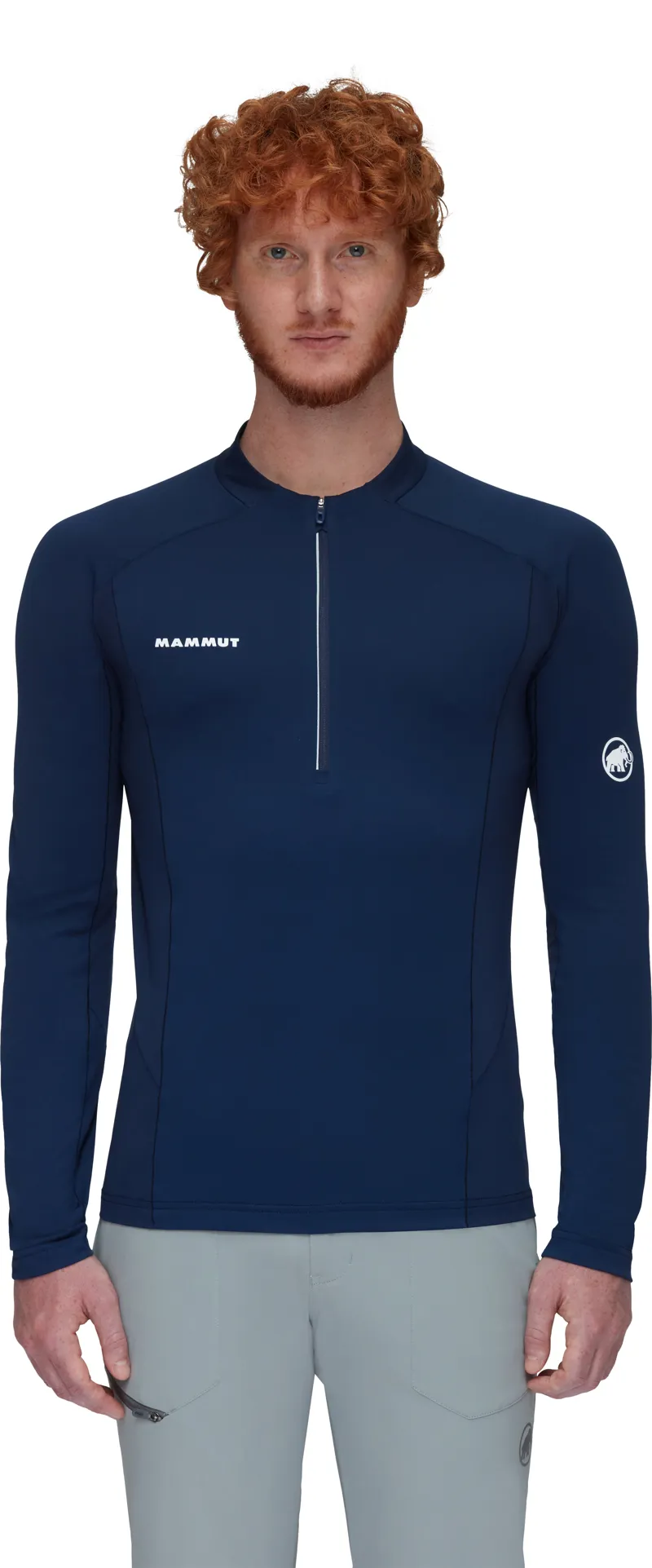 Mammut Mens Aenergy FL Half Zip Long Sleeve Marine-1