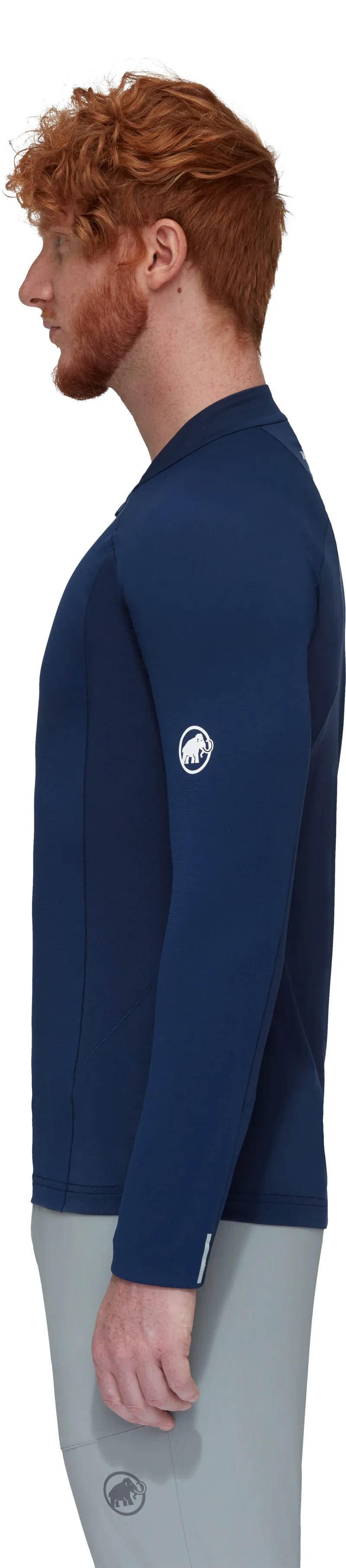 Mammut Mens Aenergy FL Half Zip Long Sleeve Marine-2