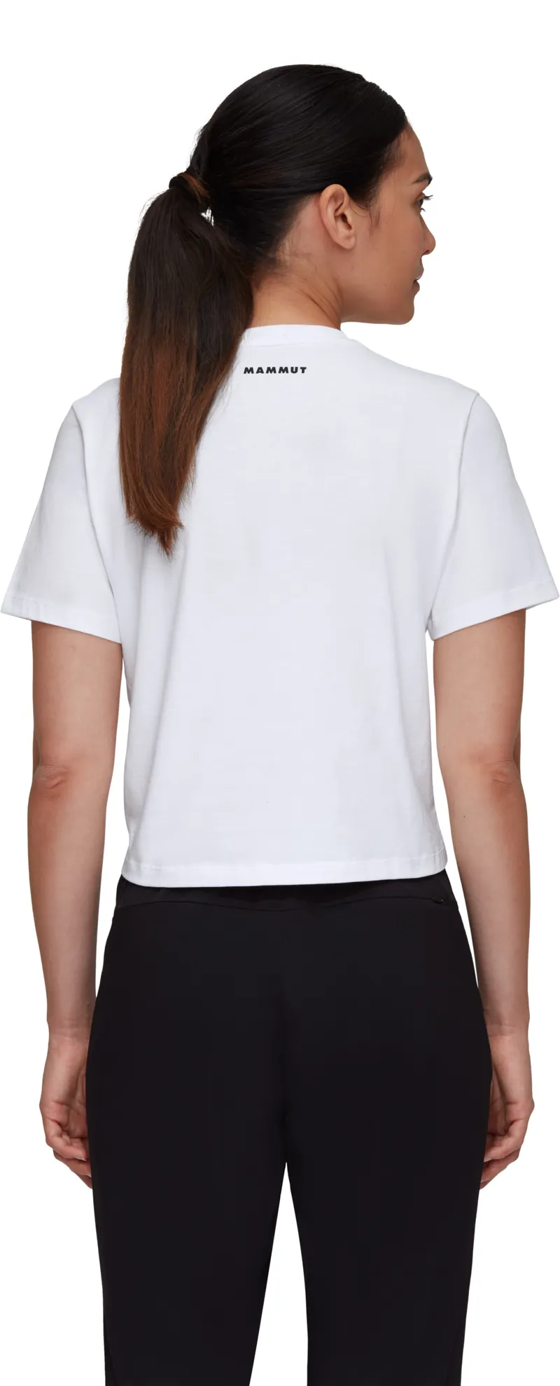 Mammut Women's Massone Cropped Patch T-Shirt White-2