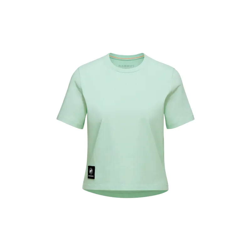 Mammut Women's Massone Cropped Patch T-Shirt Neo Mint