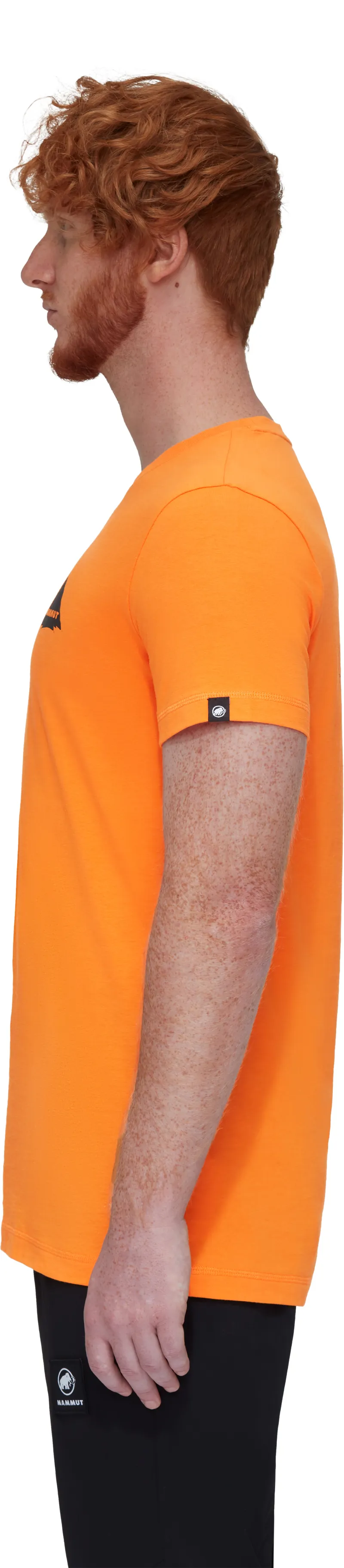 Mammut Mens Massone Crag T-Shirt Dark Tangerine-4