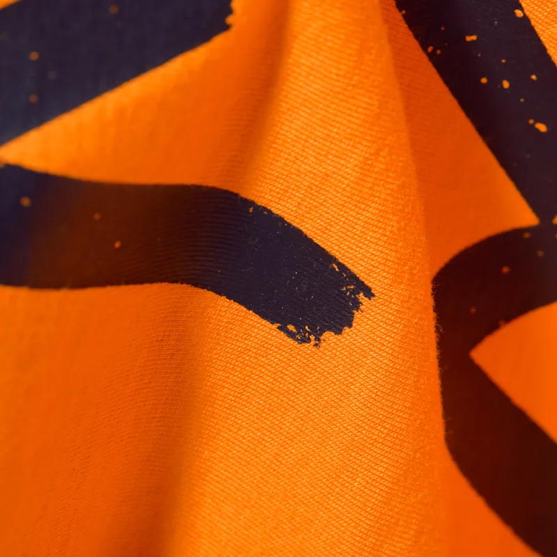 Mammut Mens Massone Lettering T-Shirt Dark Tangerine-2