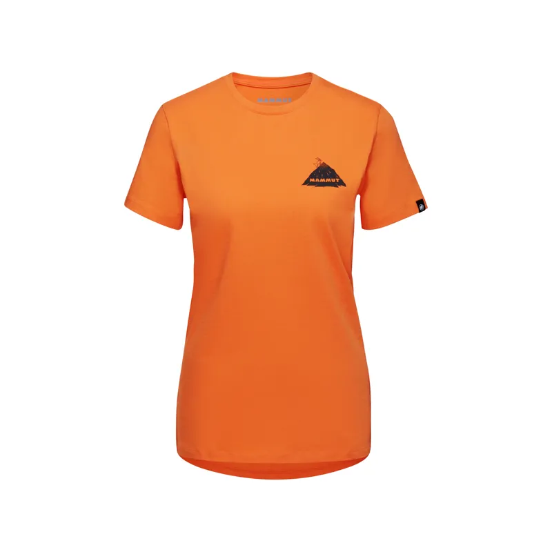 Mammut Womens Massone Crag T-Shirt Dark Tangerine