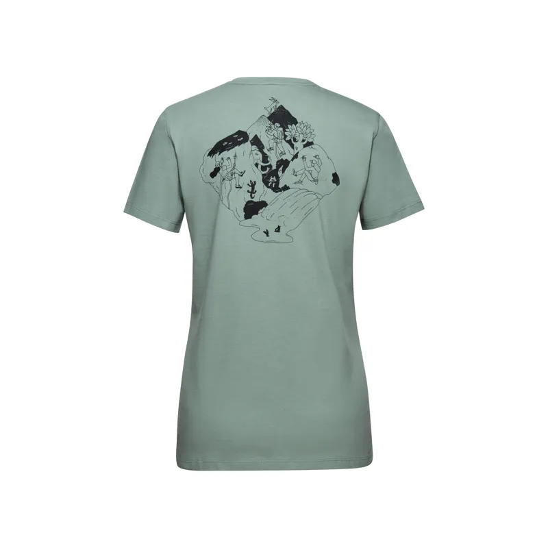 Mammut Womens Massone Crag T-Shirt Jade-1