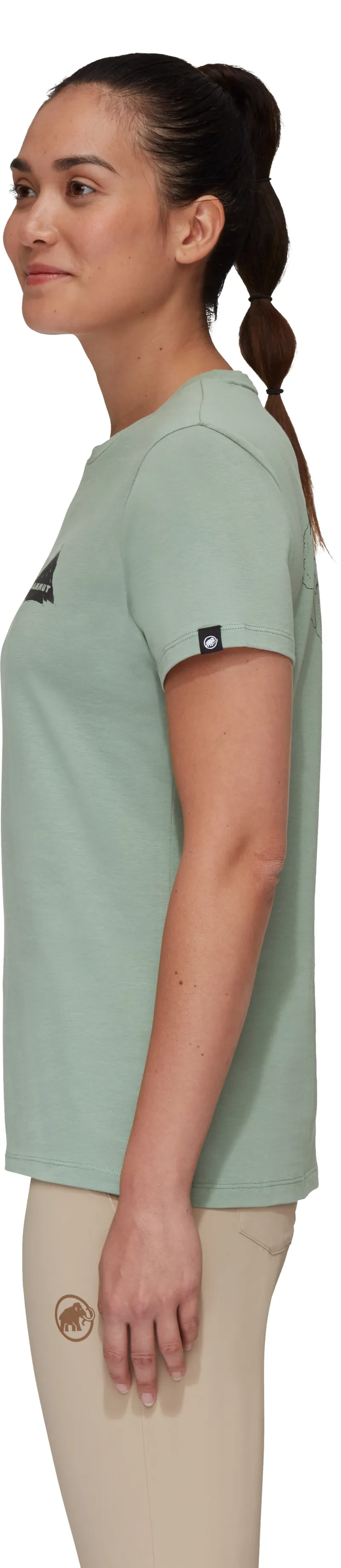 Mammut Womens Massone Crag T-Shirt Jade-3