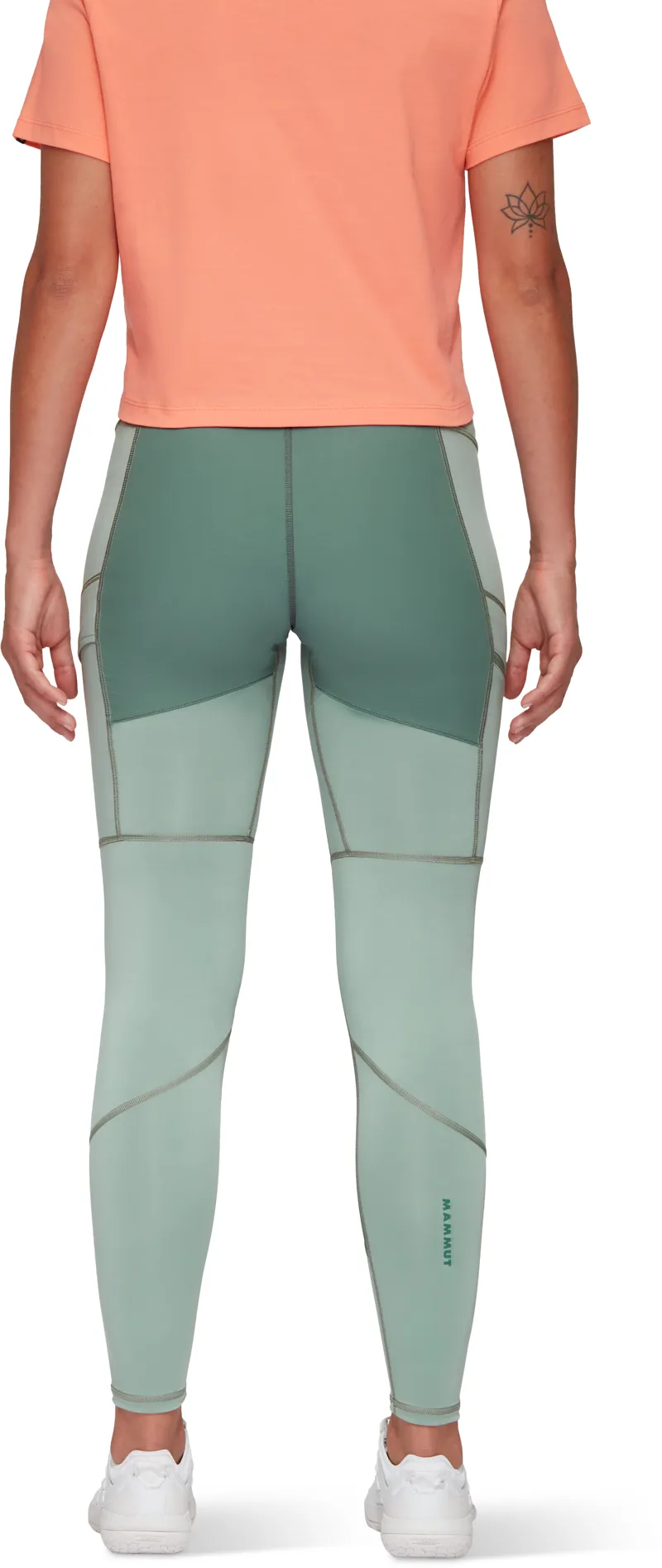 Mammut Womens Zinal Hybrid Tights Jade/Dark Jade-4