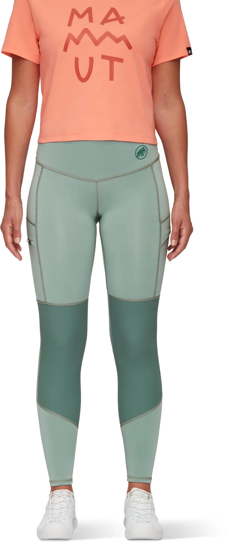 Mammut Womens Zinal Hybrid Tights Jade/Dark Jade-2