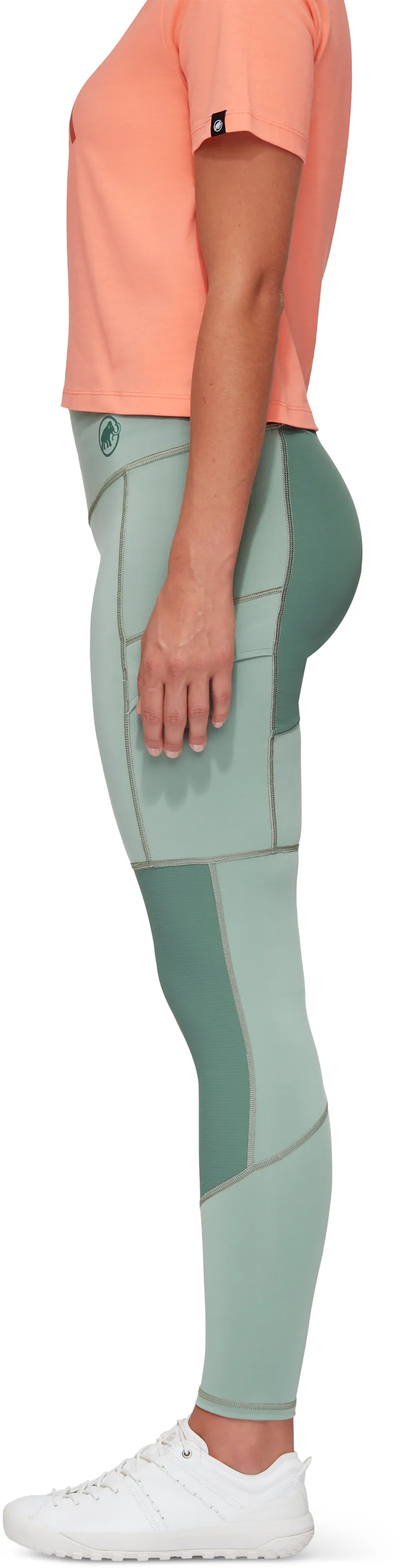 Mammut Womens Zinal Hybrid Tights Jade/Dark Jade-3