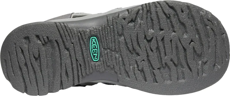 Keen Womens Whisper Sandals Medium Grey/Peacock Green-4