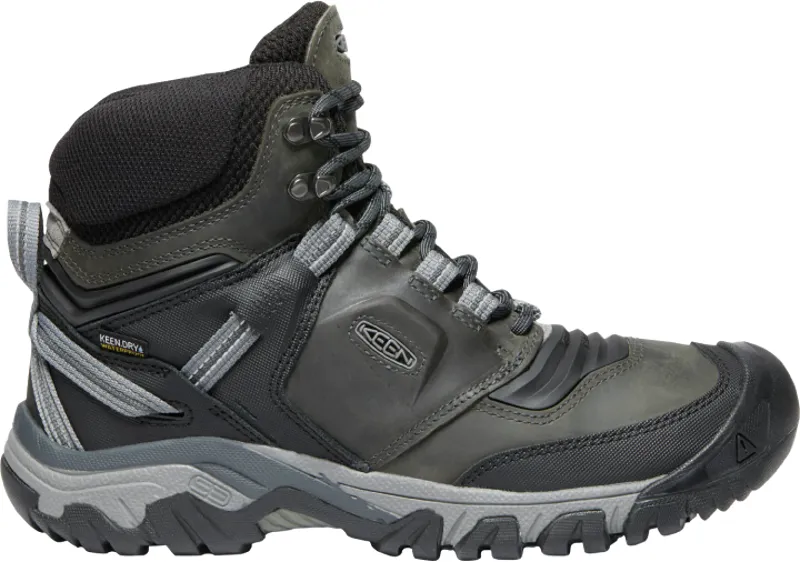 Keen Mens Ridge Flex Mid WP Magnet/Black