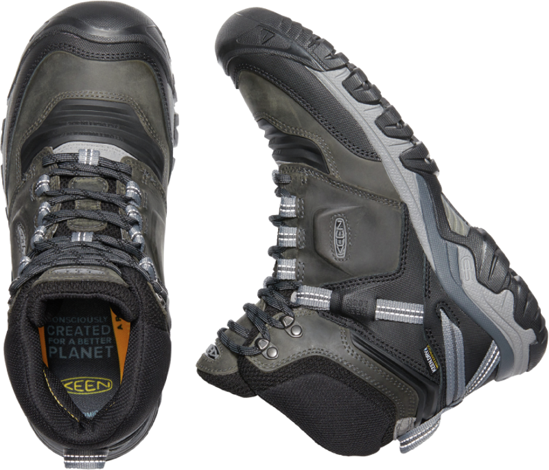 Keen Mens Ridge Flex Mid WP Magnet/Black-4